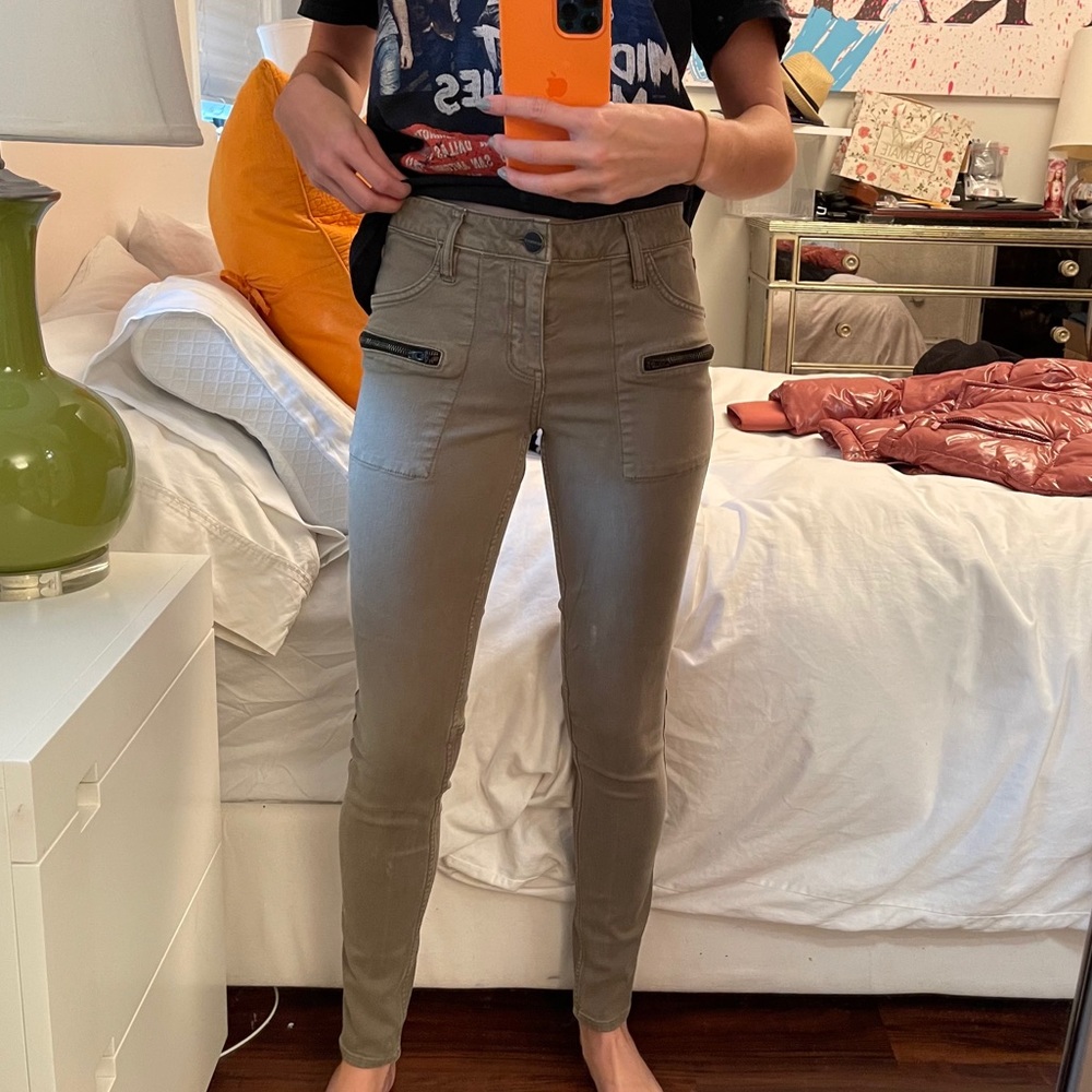 Army green pants